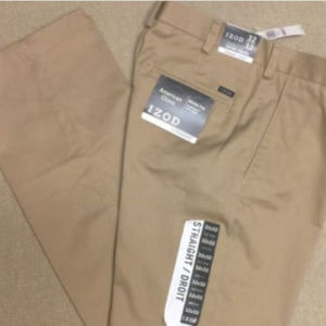 Izods Men's Pants Chino Khaki Size 32-32